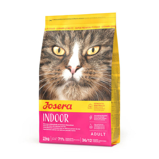 Josera Indoor - Grain-Free Dry Cat Food for Indoor and/or Sterilised Cats 2 kg