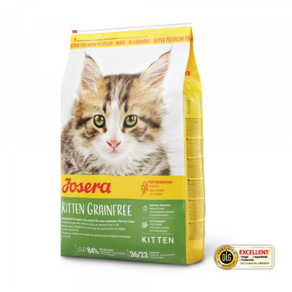 Josera Kitten Grain Free - Grain-Free Dry Cat Food for Kittens 10 kg