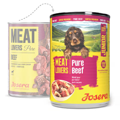 Josera Meat Lovers - Alimento húmido com Carne 100% de Vaca para Cachorros