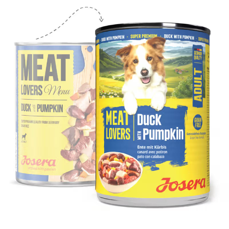 Josera Meat Lovers - Alimento húmido Menu pato com abóbora