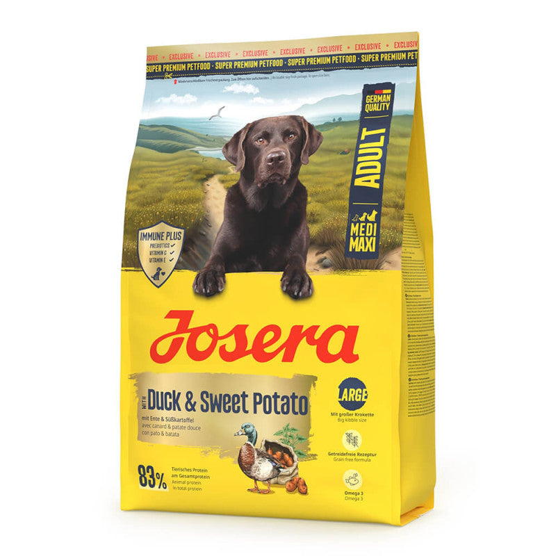 Josera Medi Maxi - Pienso Seco Grain Free para Perro Adulto Medium Maxi - Pato y Boniato 3 kg