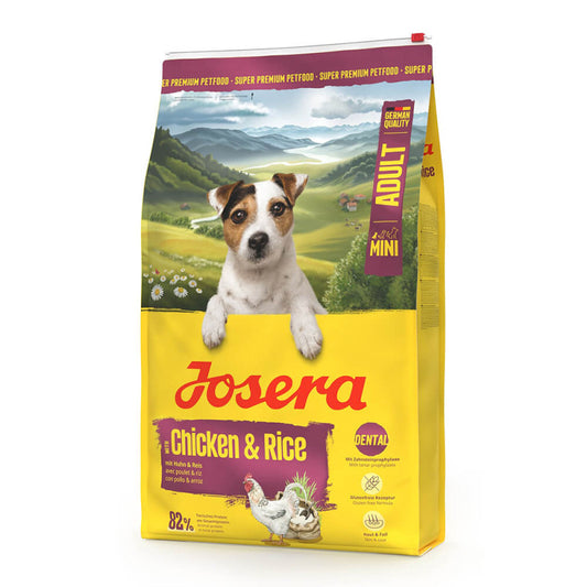 Josera Mini - Dry Dog Food for Mini Adult Dogs - Chicken and Rice 10 kg