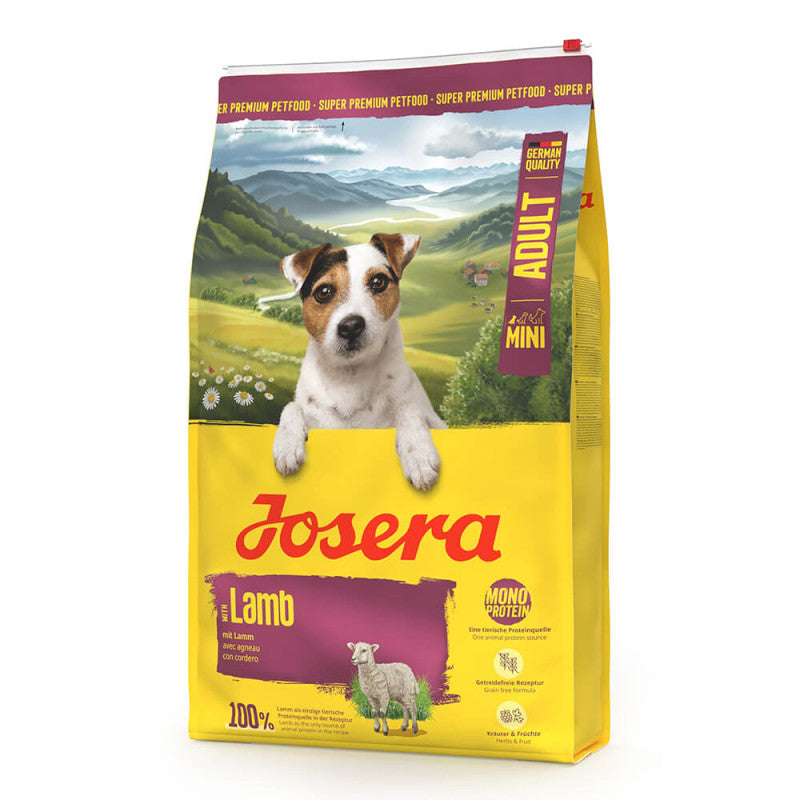Josera Mini - Pienso Seco sin Cereales para Perro Mini - Cordero 10 kg