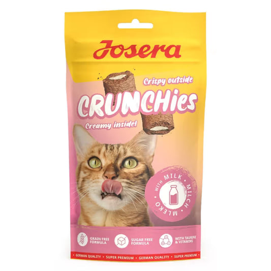 Josera Crunchies Gato Adulto Leite Grain-Free - Snack para gato