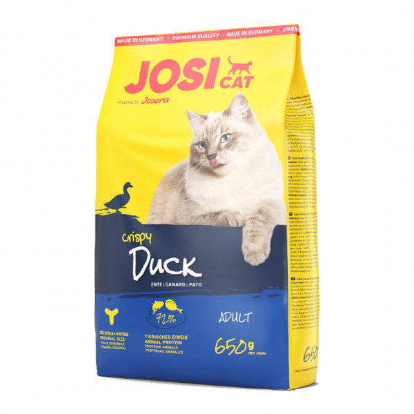 JosiCat Crispy Duck - Dry Cat Food for Adult Cats - Duck | 7 x 650 g