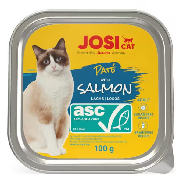 JosiCat - Patê de Salmão para Gato Adulto