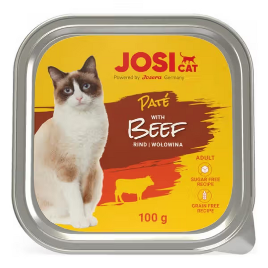 JosiCat - Patê de Vaca para Gato Adulto