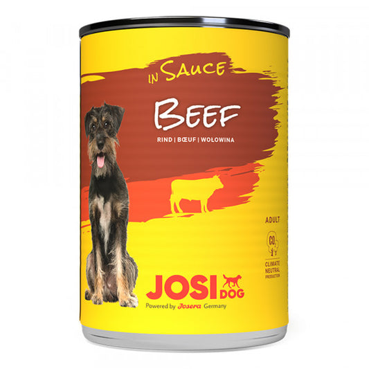 JosiDog - Alimento en Salsa para Perro - Vaca | 12 x 415 g