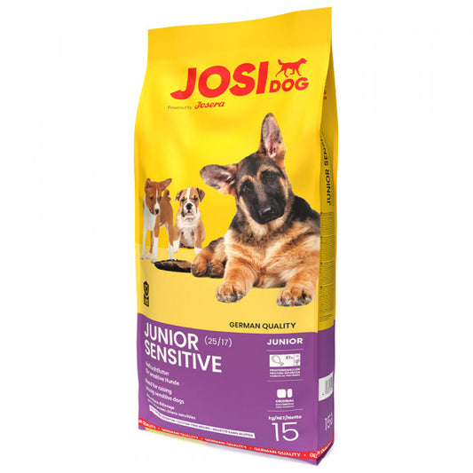 JosiDog Junior Sensitive - Pienso para Cachorros con Sensibilidades 15 kg