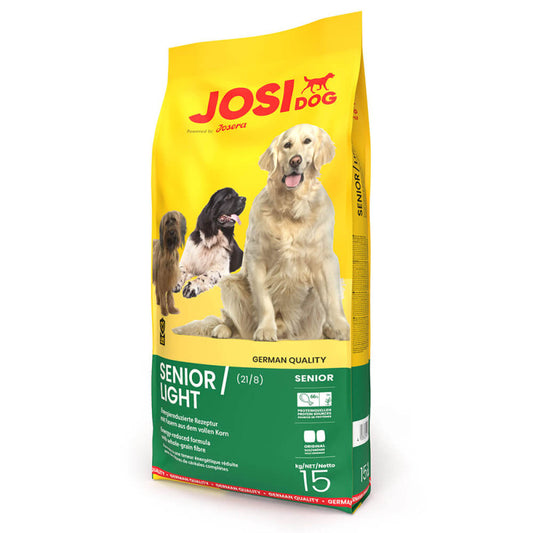 JosiDog Senior/Light - Pienso Seco para Perros Sénior o con Actividad Reducida 15 kg
