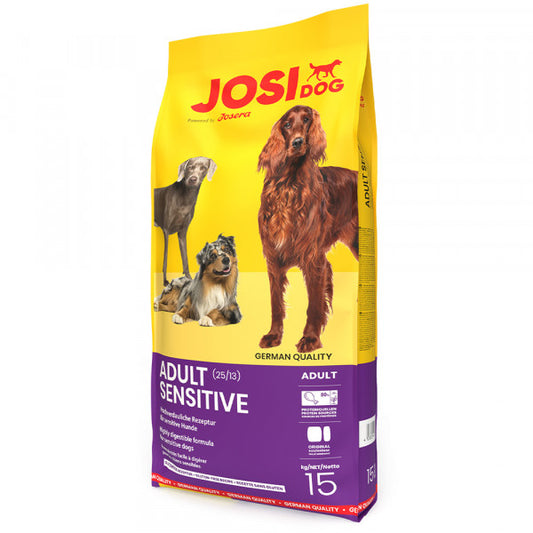 JosiDog Sensitive - Pienso Seco para Perro Adulto con Sensibilidades 15 kg