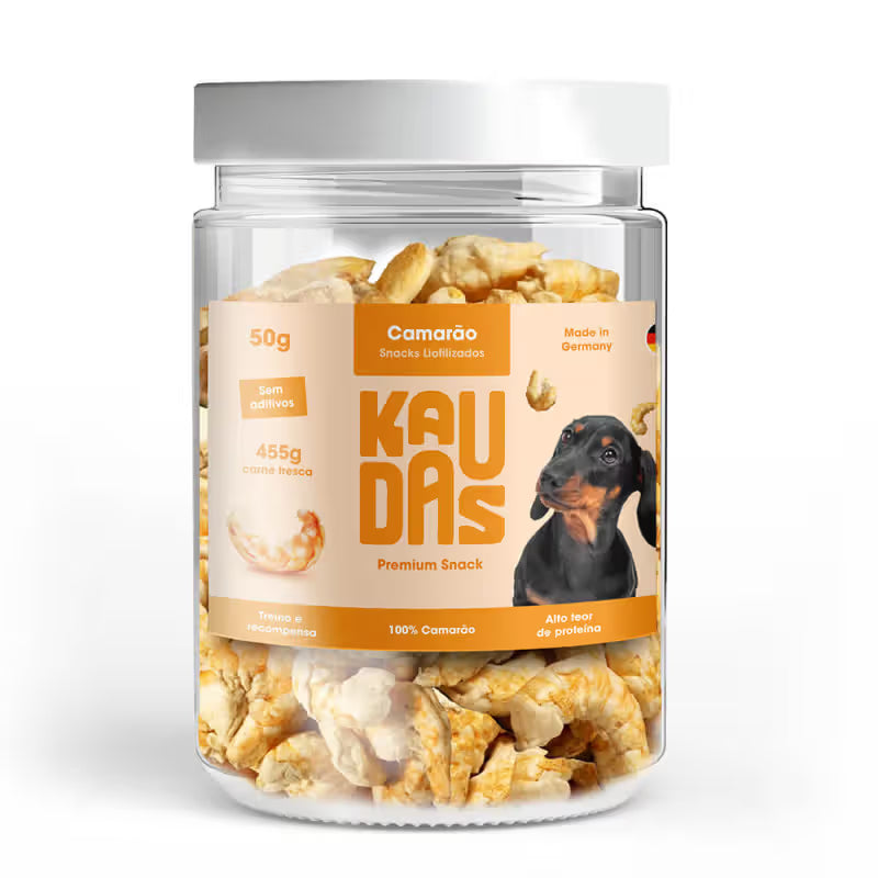Kaudas Freeze-Dried Dog Snacks Grain-Free Shrimp - Dog snack