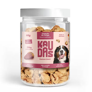 Kaudas Snacks Liofilizados Perro Corazones de Pollo Grain-Free - Snack para perro
