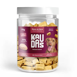 Kaudas Snacks Liofilizados Cão Úbere de Vaca Grain-Free - Snack para cão