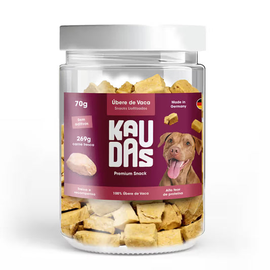 Kaudas Freeze-Dried Dog Snacks Beef Udder Grain-Free - Dog snack