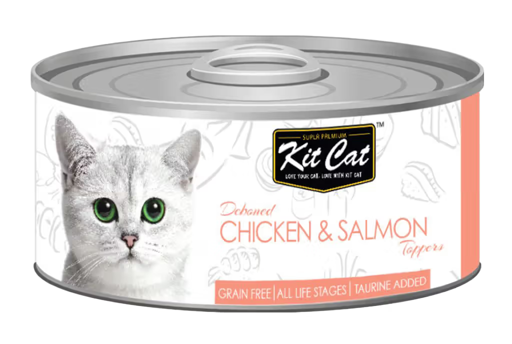 Kit Cat Gato Grain-Free Pollo y Salmón - Comida húmeda para gatos