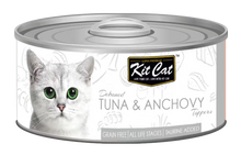 Kit Cat Gato Grain-Free Atum e Anchova - Ração húmida para gato
