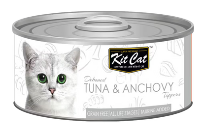 Kit Cat Gato Grain-Free Atún y Anchoa - Comida húmeda para gato