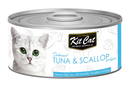 Kit Cat Gato Grain-Free Atún y Vieiras - Comida húmeda para gato