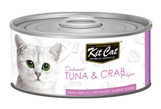 Kit Cat Gato Grain-Free Atún y Cangrejo - Comida húmeda para gato