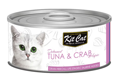 Kit Cat Gato Grain-Free Atún y Cangrejo - Comida húmeda para gato