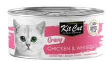 Kit Cat Gravy Gato Pollo y Chanquete Grain-Free - Comida húmeda para gato