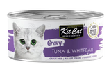 Kit Cat Gravy Gato Atún y Pescadito Grain-Free - Comida húmeda para gato