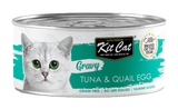 Kit Cat Gravy Gato Atún y Huevo de Codorniz Grain-Free - Comida húmeda para gato