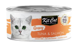 Kit Cat Gravy Gato Grain-Free Atún y Salmón - Comida húmeda para gato