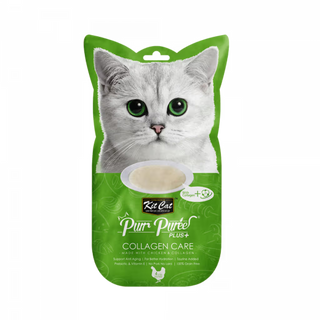 Kit Cat Purr Puree Plus+ Gato Grain-Free Pollo - Snack para gato