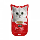 Kit Cat Purr Puree Plus+ Gato Grain-Free Atún y Aceite de Pescado - Comida húmeda para gato