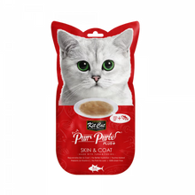Kit Cat Purr Puree Plus+ Gato Grain-Free Atún y Aceite de Pescado - Comida húmeda para gato