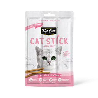 Kit Cat Stick Gato Salmón y Marisco Grain-Free - Snack para gato