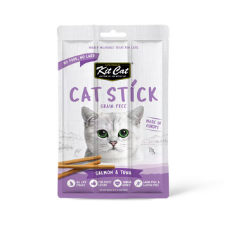 Kit Cat Stick Gato Grain-Free Salmón y Atún - Snack para gato
