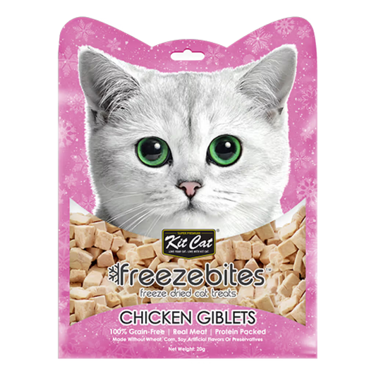 Kit Cat Freezebites Gato Frango Grain-Free - Snack para gato