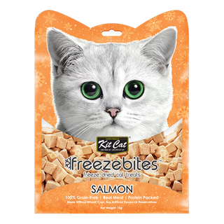 Kit Cat FreezeBites Gato Salmón Grain-Free - Snack para gato