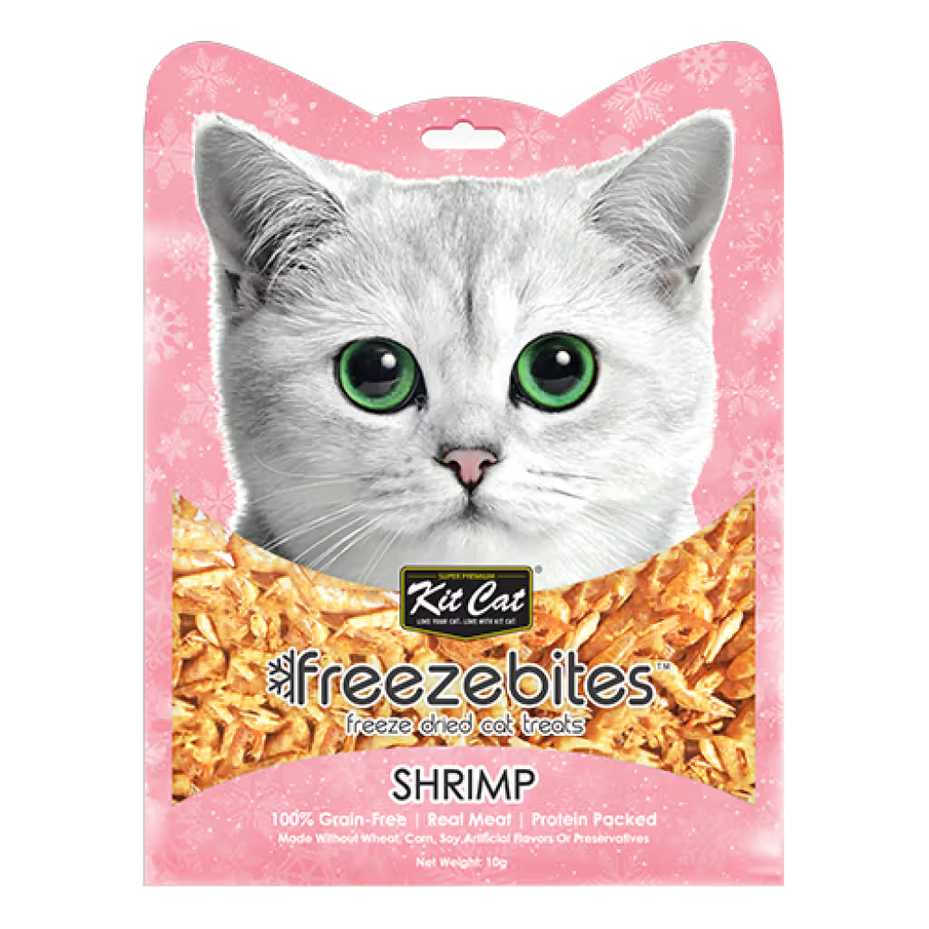 Kit Cat FreezeBites Gato Camarón Grain-Free - Snack para gato