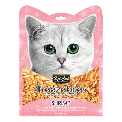 Kit Cat FreezeBites Gato Camarón Grain-Free - Snack para gato