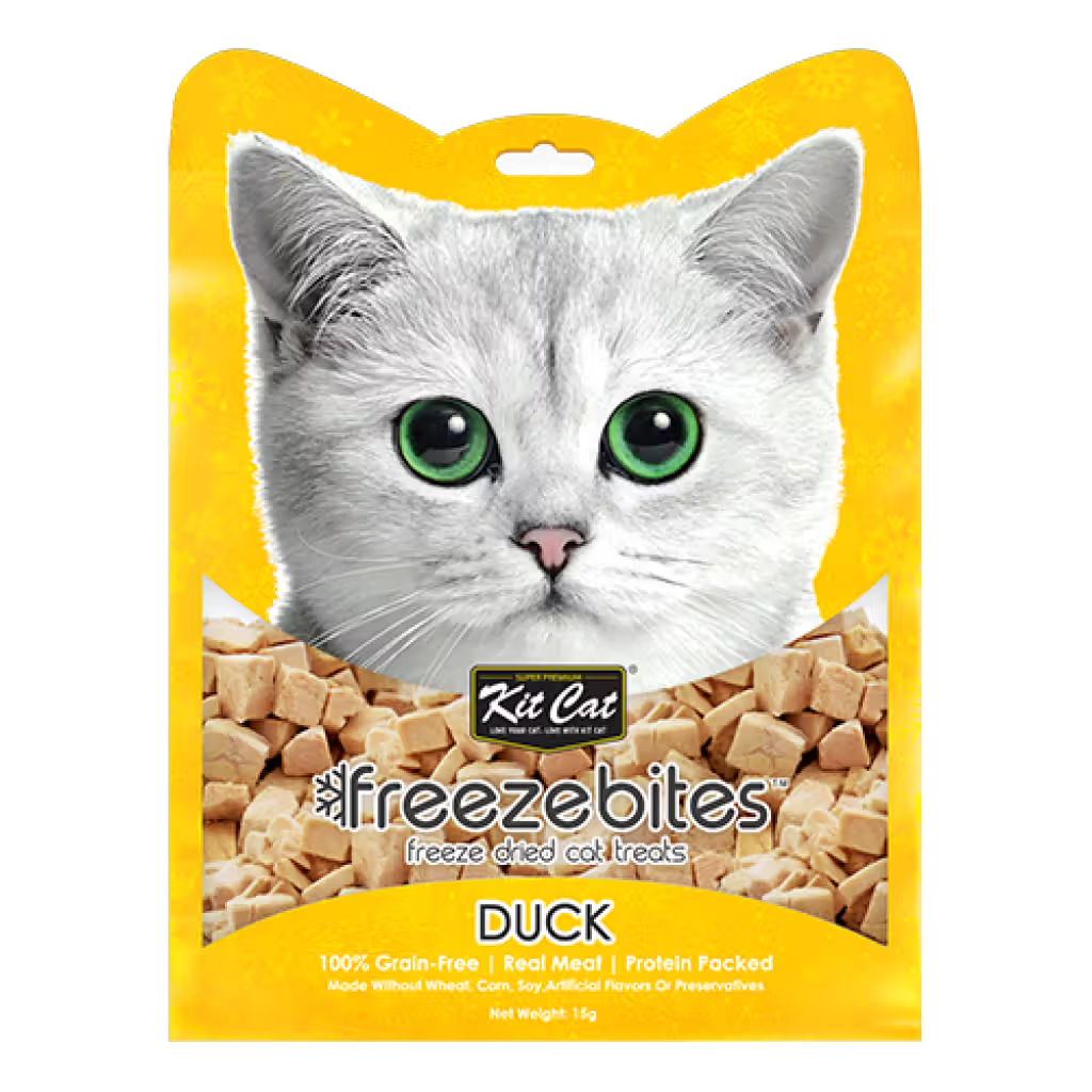 Kit Cat FreezeBites Gato Pato Grain-Free - Snack para gato