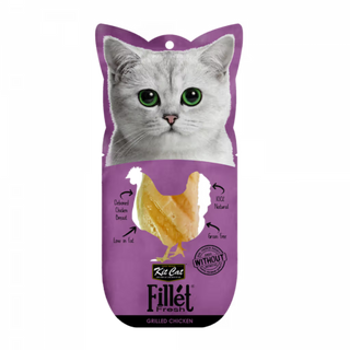 Kit Cat Fillet Fresh Gato Pollo a la Parrilla Grain-Free - Comida húmeda para gato