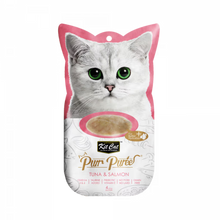 Kit Cat Purr Puree Gato Grain-Free Atún y Salmón - Comida húmeda para gato