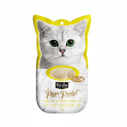 Kit Cat Purr Puree Gato Pollo Grain-Free - Comida húmeda para gato