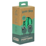 Green Sheep Poop Bags Unscented - Bolsas para excrementos para perro