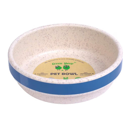 Green Sheep Recycled Plastic Dog Bowl - Cuenco para perro
