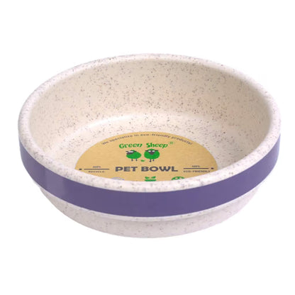 Green Sheep Recycled Plastic Dog Bowl - Comedero para perro