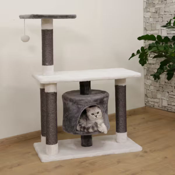 Kerbl Jade Darklight - Arranhador para gato com duas plataformas