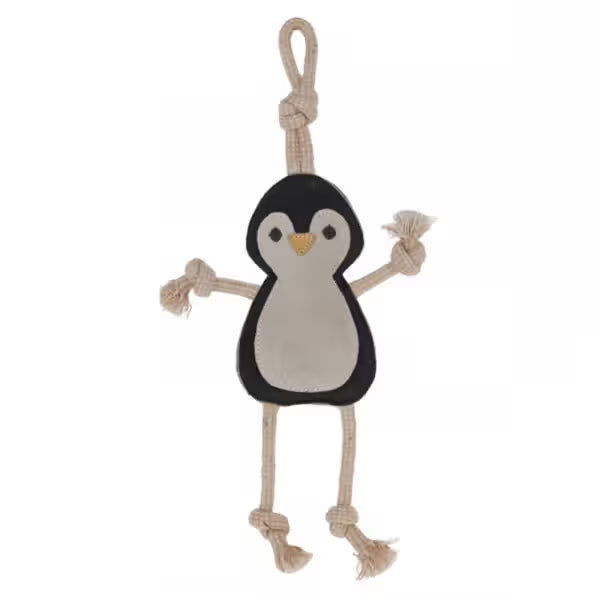 Kerbl Brinquedo Pinguim de camurça - Juguete para perro