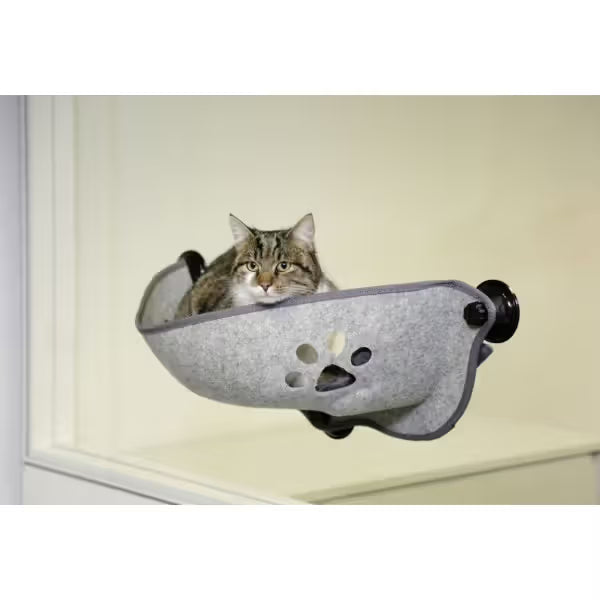 Kerbl Filzino - Cama de ventana para gato