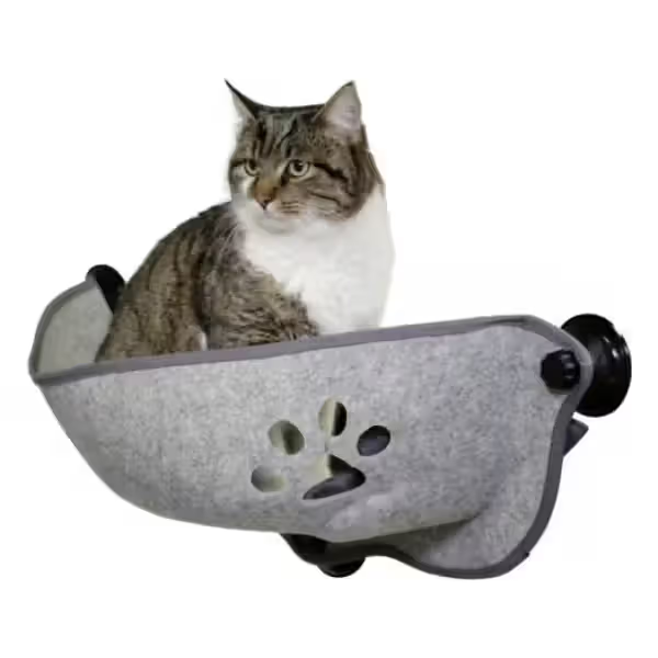 Kerbl Filzino - Cama de ventana para gato