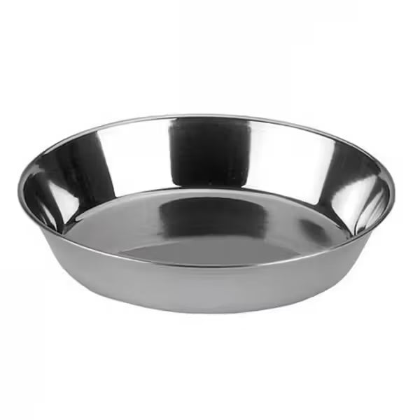 Kerbl Tigela de Aço Inoxidável com altura baixa - para gato
